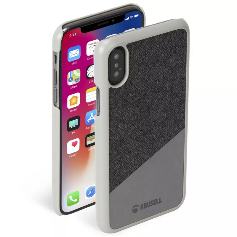 Dėklas Krusell Tanum iPhone X/XS 14,7 cm pilkas