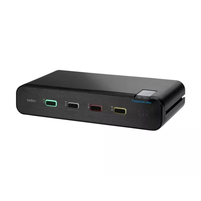 KVM jungiklis Belkin F1DN204KVM-UNN4 HDMI 4K USB montavimas į stelažą