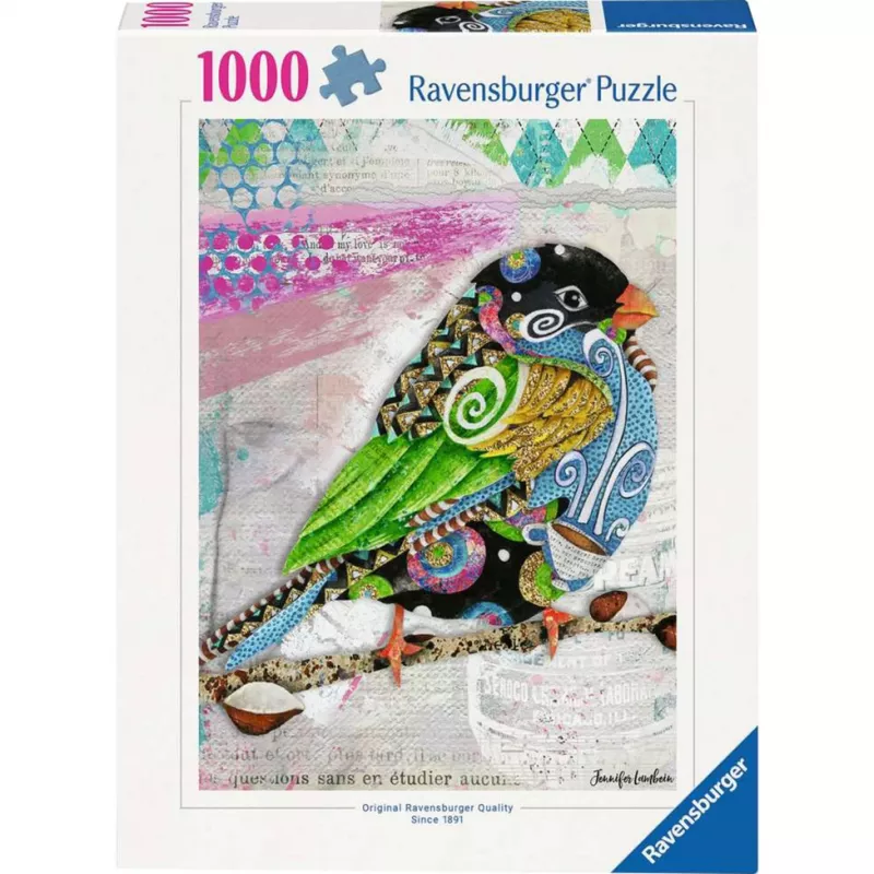 Dėlionė Ravensburger 12001438 — 1000 dalių, Gyvūnai, 500 mm plotis, amžius 14+