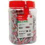 fischer Universalus kaištis DUOPOWER 8x40 BigBox šviesiai pilkas/raudonas 450 vnt. užsegamas (570549)