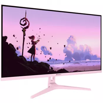 Kompiuterio monitorius Arozzi Nova 32 coliai (80 cm) 2560×1440 Quad HD LED 1 ms 16:9 Rožinė su garsiakalbiais ir VESA