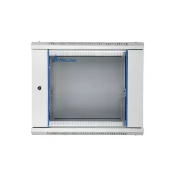Extralink spintelė Rack 9U 600x600 pilka, montuojama ant sienos