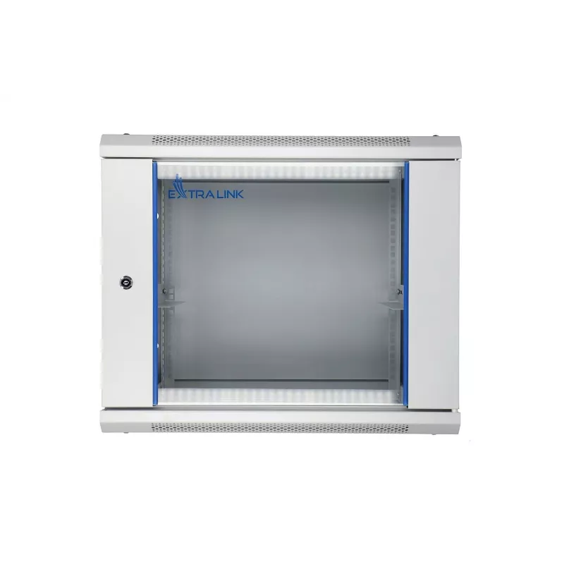 Extralink spintelė Rack 9U 600x600 pilka, montuojama ant sienos