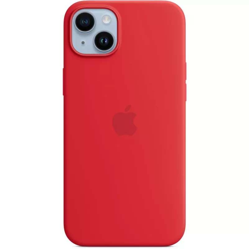 “Apple iPhone 14 Plus” silikoninis dėklas su “MagSafe” – (PRODUCT)RED