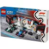 LEGO CITY 60444 F1 garažas su Mercedes-AMG ir Alpine automobiliais