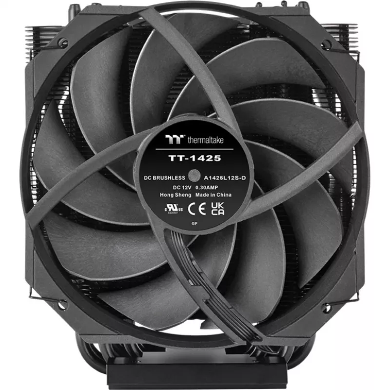 Thermaltake Cooler WAir INTEL LGA4677 & AMD sTR5/SP6 Juoda mažmeninė - CPU aušintuvas (CL-P140-CA14BL-A)