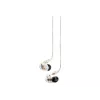 Shure SE535 ausinės laidinės į ausis įdedamos scenai/studijai permatomos