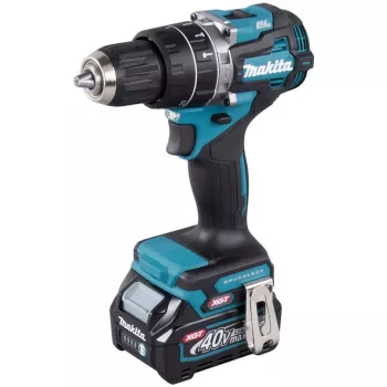 Makita - sukamasis kūjis / gręžtuvas - belaidis - 2 greičiai - griebtuvo raktas 13 mm - 64 N·m - 2 baterijos, įkroviklis komplekte - 40 V