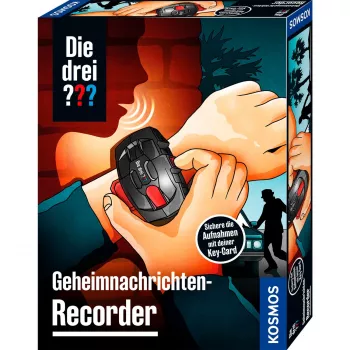 Die drei Geheimnachrichten-Recorder, detektyvų rinkiniai