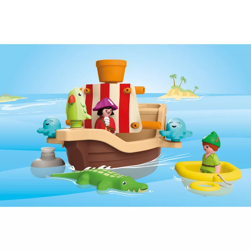 Figūrų rinkinys JUNIOR & Disney Piracki statek Piotrusia Pana