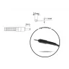 Nešiojamojo kompiuterio įkroviklis MITSU 19V 3.16A (3,0×1,1 mm kištukas), skirtas Samsung