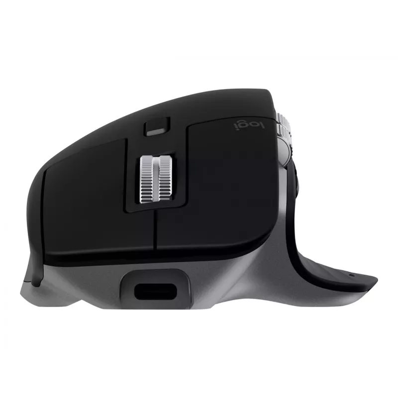 Logitech belaidė pelė MX Master 3S, skirta Mac, pilka kosminė