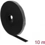 Montavimo juosta DeLOCK Velcro juosta ant ritinėlio Ilg. 10 m x Pl. 15 mm pilka