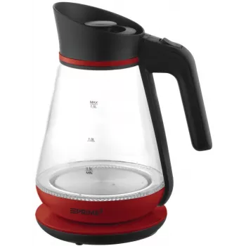 Elektrinis virdulys PRIME3 1,5 L 2200 W raudonas permatomas