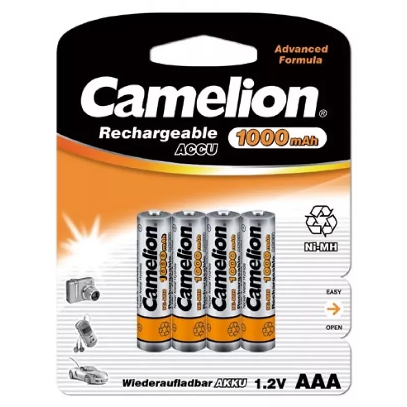 Įkraunama baterija Camelion NH-AAA1000BP4