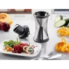 Spiralinė pjaustyklė GEFU SPIRELLI XL 13700 — daržovėms Ø iki 6,5 cm, du spiralės pločiai 4,5 mm ir 8 mm