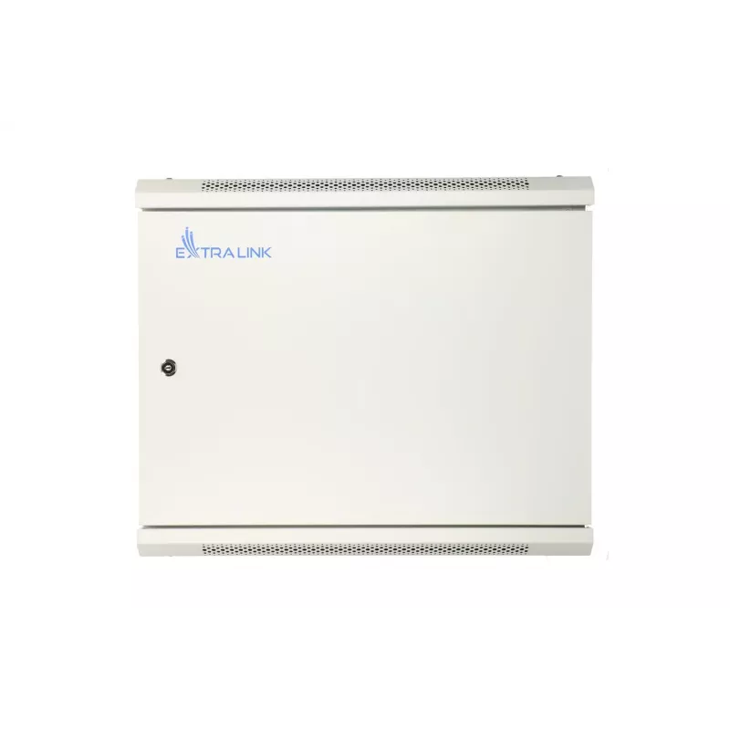 Extralink 9U 600x600 ASP pilka sieninė spinta, metalinės durys