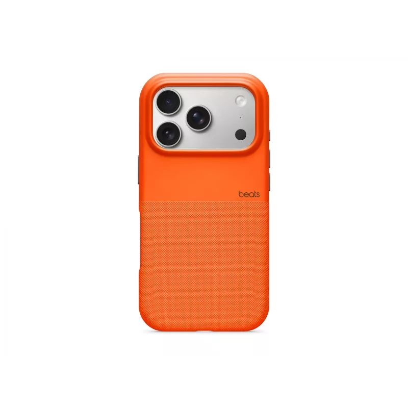 Apple Beats iPhone 17 Pro tvirtas dėklas su MagSafe, Camera Control, oranžinis