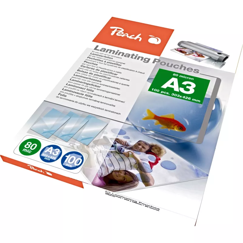 Laminavimo plėvelė Peach PP580-01 A3 100 vnt.