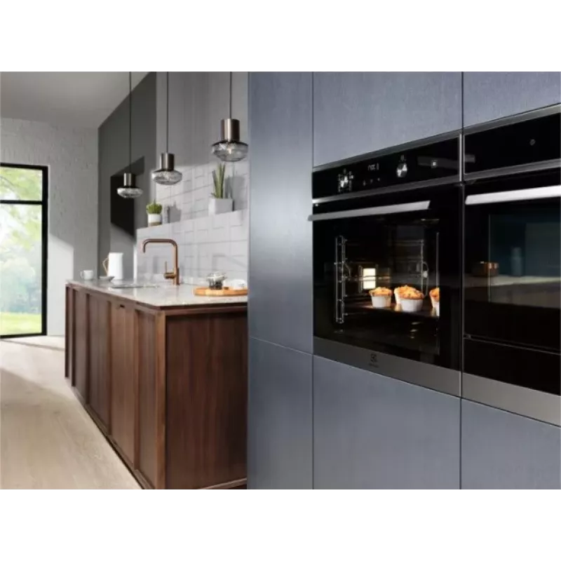 Įmontuojama orkaitė Electrolux EOD5F71Z SteamBake 600, 72 l, katalizinis valymas, A energijos klasė, 50–275 °C