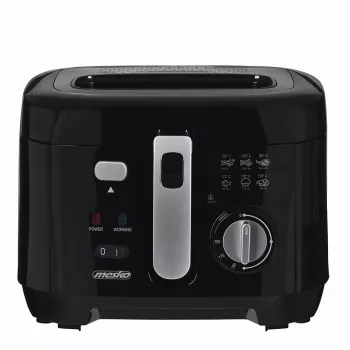 Grupinė gruzdintuvė Mesko Home MS 4908 Viena 2,5 L 1800 W Juoda Pilka