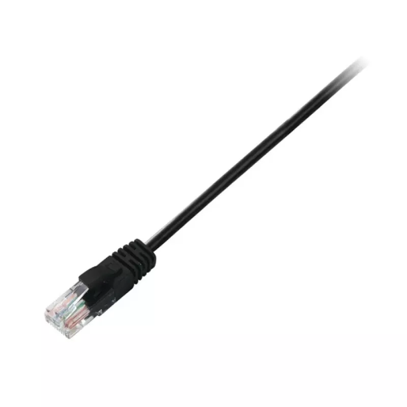 Ethernet laidas V7 CAT6 UTP 0,5 m juodas