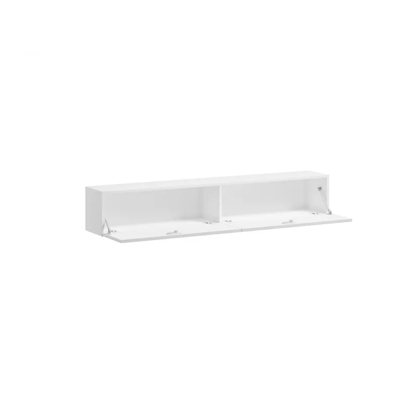 Cama TV stovas VIGO '180' 30/180/40 baltas/baltas blizgus