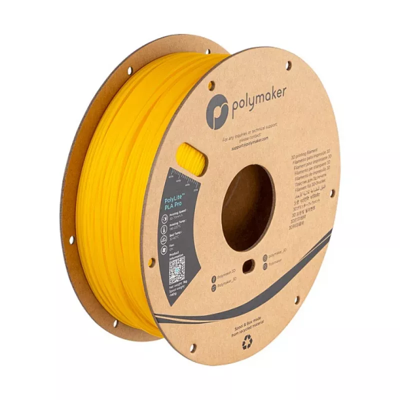 3D spausdinimo medžiaga Polymaker PA07009 PLA geltona 1 kg 1,75 mm