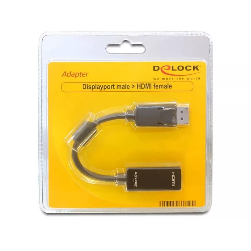 Vaizdo kabelio adapteris DeLOCK 61849 0,125 m DisplayPort į HDMI