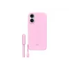 Kickstand dėklas skirtas iPhone 17 Apple Beats su MagSafe ir kameros valdymu, Pebble Pink, PC ir Mikropluoštas