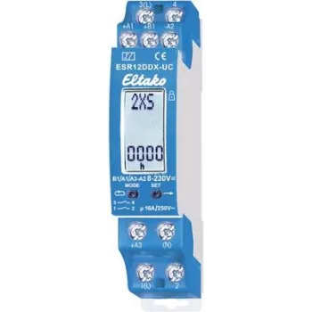 Eltako Electronics ESR12DDX-UC skaitmeninė daugiafunkcė V impulsinė relė (21200302)