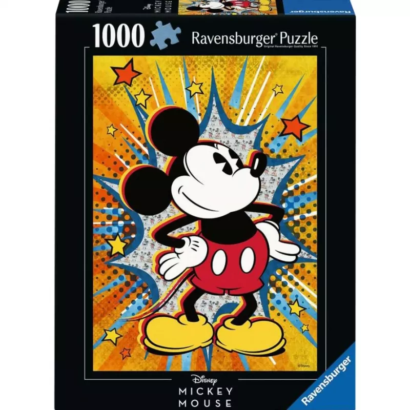Dėlionė Disney Retro Mickey (1000 detalių)