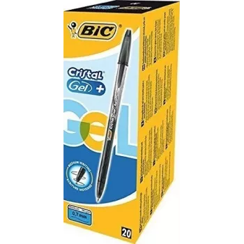 BIC gelinis rašiklis CRISTALGEL 0,7 mm, juodas, 1 vnt. 721286