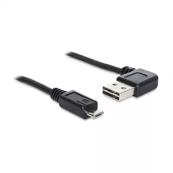 USB laidas DeLOCK 1m USB 2.0 A - micro-B m/m juodas