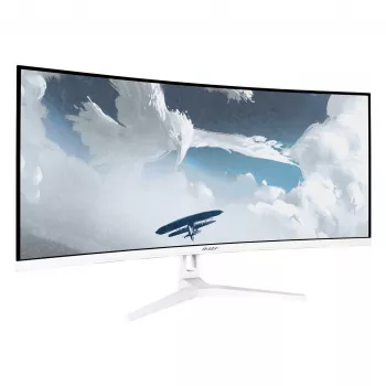 Lenktas monitorius Arozzi Nova 34 colių (86,4 cm) VA LED 3440×1440 21:9 1 ms Baltas