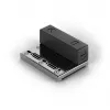 Vandens aušinimo terminalas Alphacool Eisblock Aurora 180° (modelis 13763) — suderinamas su RGB, 180° kampuotas terminalas
