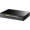 Cudy GS1010PE tinklo komutatorius Gigabit Ethernet 10 prievadų PoE Juoda