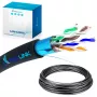 Tinklo kabelis Extralink CAT5E FTP (F/UTP) 50M juodas