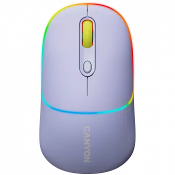 CANYON pelė MW-22 2in1 BT/Wireless Lavender