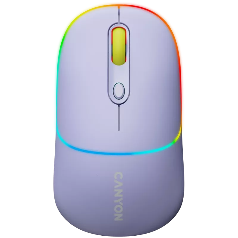 CANYON pelė MW-22 2in1 BT/Wireless Lavender