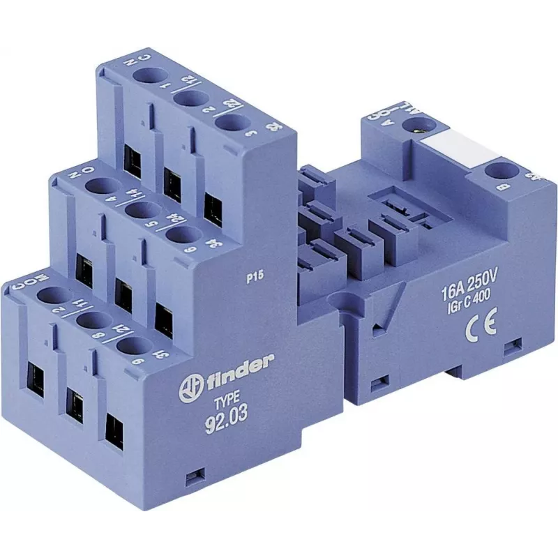 Finder relės lizdas 1 vnt. 92.03 Serie 62 (92.03)
