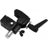 EUROLITE Quick-Lock kablys TH-2SC juodas — tvirtinimo kablys santvaroms ir scenos konstrukcijoms