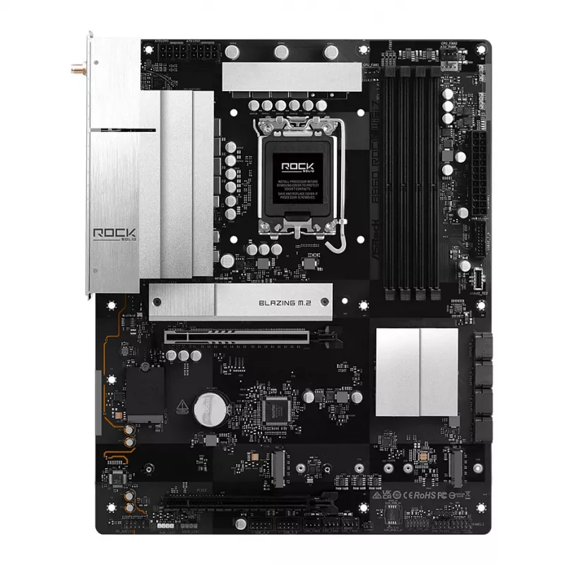 ASRock B860 Rock WiFi 7 ATX pagrindinė plokštė