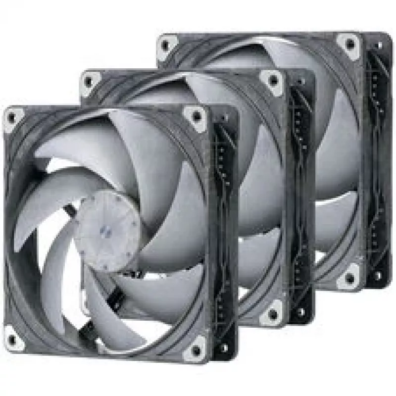 Phanteks T30 140mm PWM Case Fans - 3 Pack, Pilka