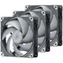 Phanteks T30 140mm PWM Case Fans - 3 Pack, Pilka