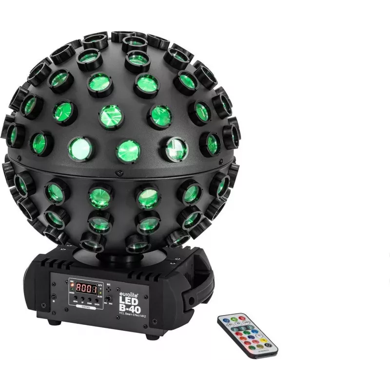 Apšvietimo efektas EUROLITE LED B-40 HCL Strahleneffekt MK2 – scenos LED spindulių efektų šviestuvas, modelis 51918952