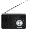 Nešiojamasis radijas TECHNISAT DIGITRADIO 1 A — DAB+/FM, OLED ekranas, USB-C, 3.5 mm ausinės, 1 W, juoda/sidabrinė