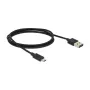 USB kabelis DeLOCK 83844 USB 2.0 1 m USB A Mikro-USB B juodas