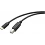 Renkforce RF-5720420 USB kabelis 2 m USB 2.0 USB C USB B juodas (RF-5720420)