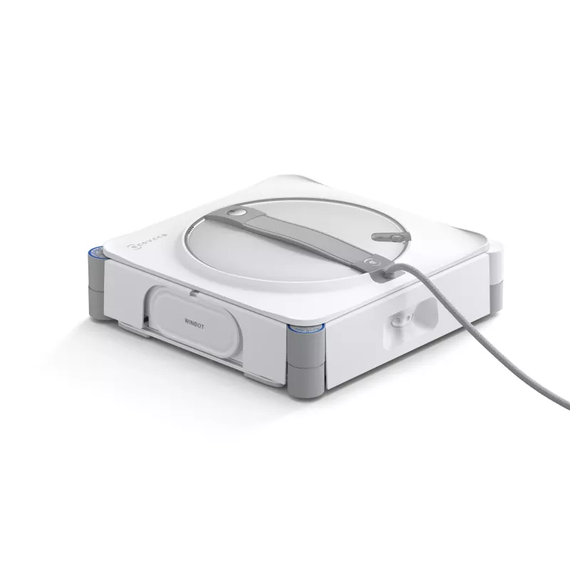 Langų valymo robotas Ecovacs WINBOT W2S laidinis 8000 Pa — automatizuotas stiklo valiklis plokštiems langams